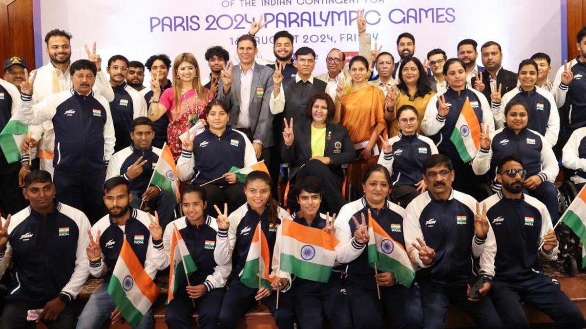 Paris Paralympics 2024: Indian athletes receive grand send-off as country sends largest-ever contingent